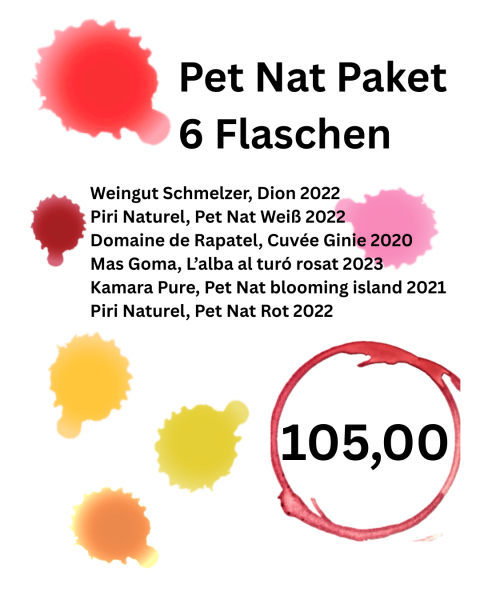 Probierpaket Pet Nat 6 Flaschen